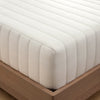 side stitches and closer look on the texture of the mattress